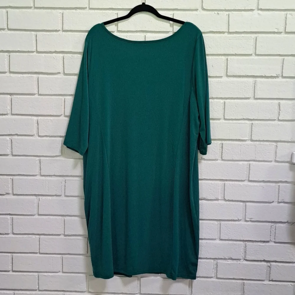 Bob Mackie Teal Green Sequin/Gem Lined Formal Dress. Size 2X NWT - Picture 5 of 11